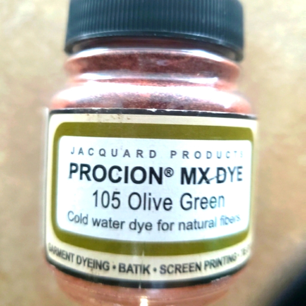 New Jacquard Porcion Mx Dye 105 Olive Green